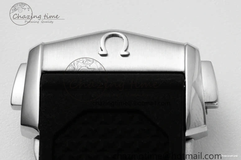 0314 ZipUp Speedmaster Racing Master SS HKF Best Edition Gray Black Dial on Black Rubber Strap A 7811